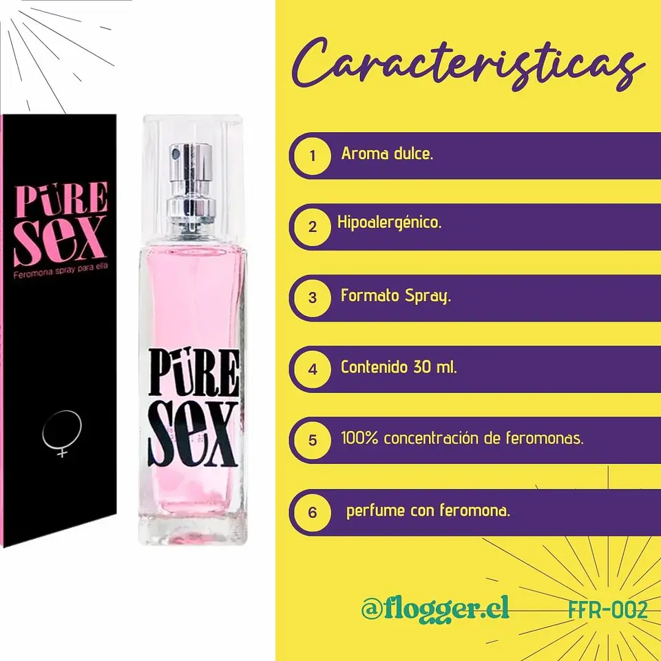 Feromonas Pure Sex Femenina 2