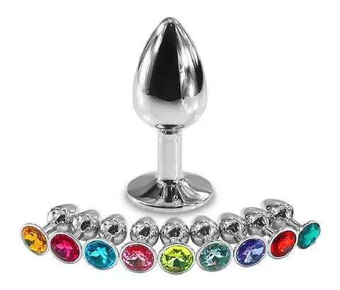 Plug anal acero redondo talla s