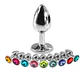 Plug anal acero redondo talla s - Miniatura 1