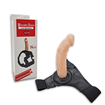 Arnés sexual con funda dildo