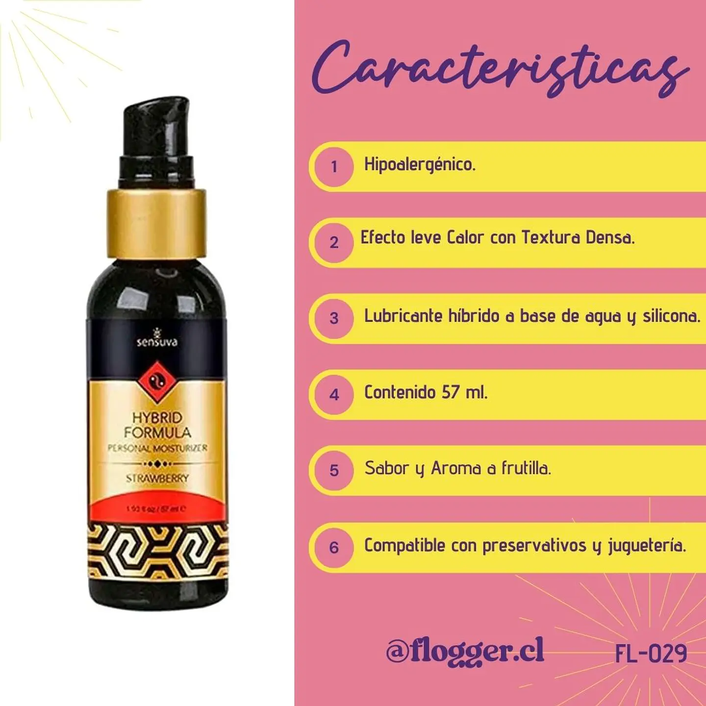 Lubricante Hibrido Frutilla SENSUVA 2