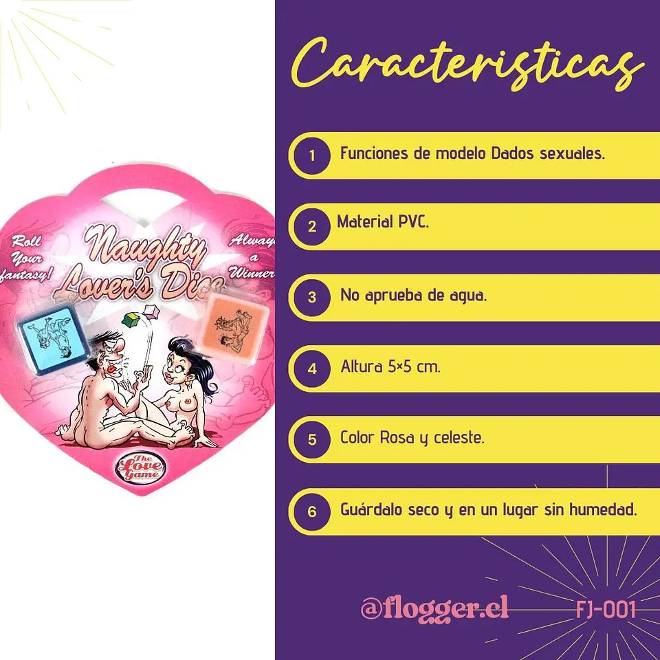 Dados posiciones sexuales 2Un 2