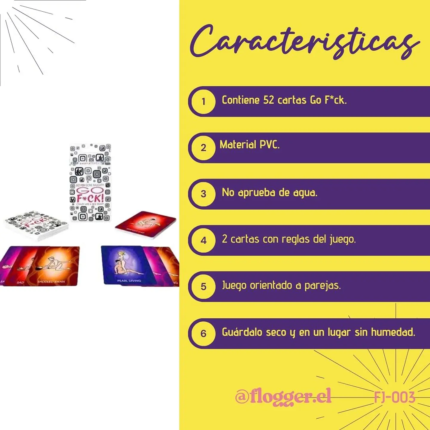Juego Go Fuck Cartas 2