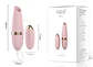 Vibrador 2 en 1 LILO Rosado - Huevo Interno y Succionador - Miniatura 3