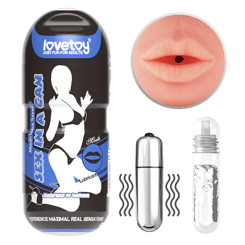 masturbador boca con vibracion lovetoy