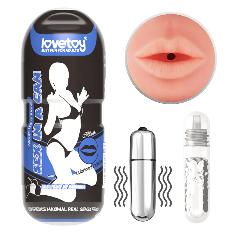 masturbador boca con vibracion lovetoy 1