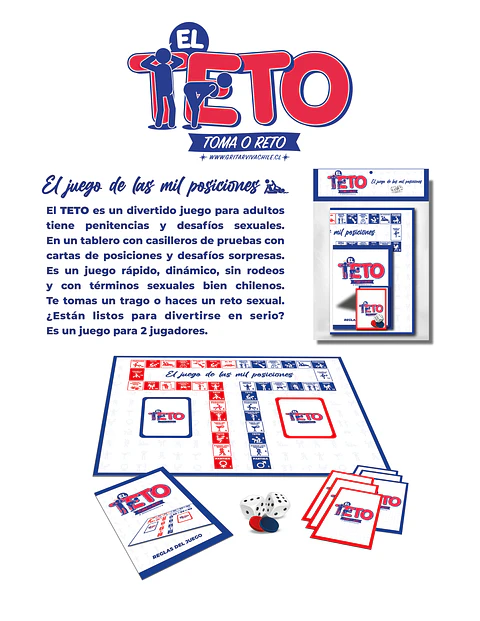 Juego Erótico Para Parejas “El Teto” 