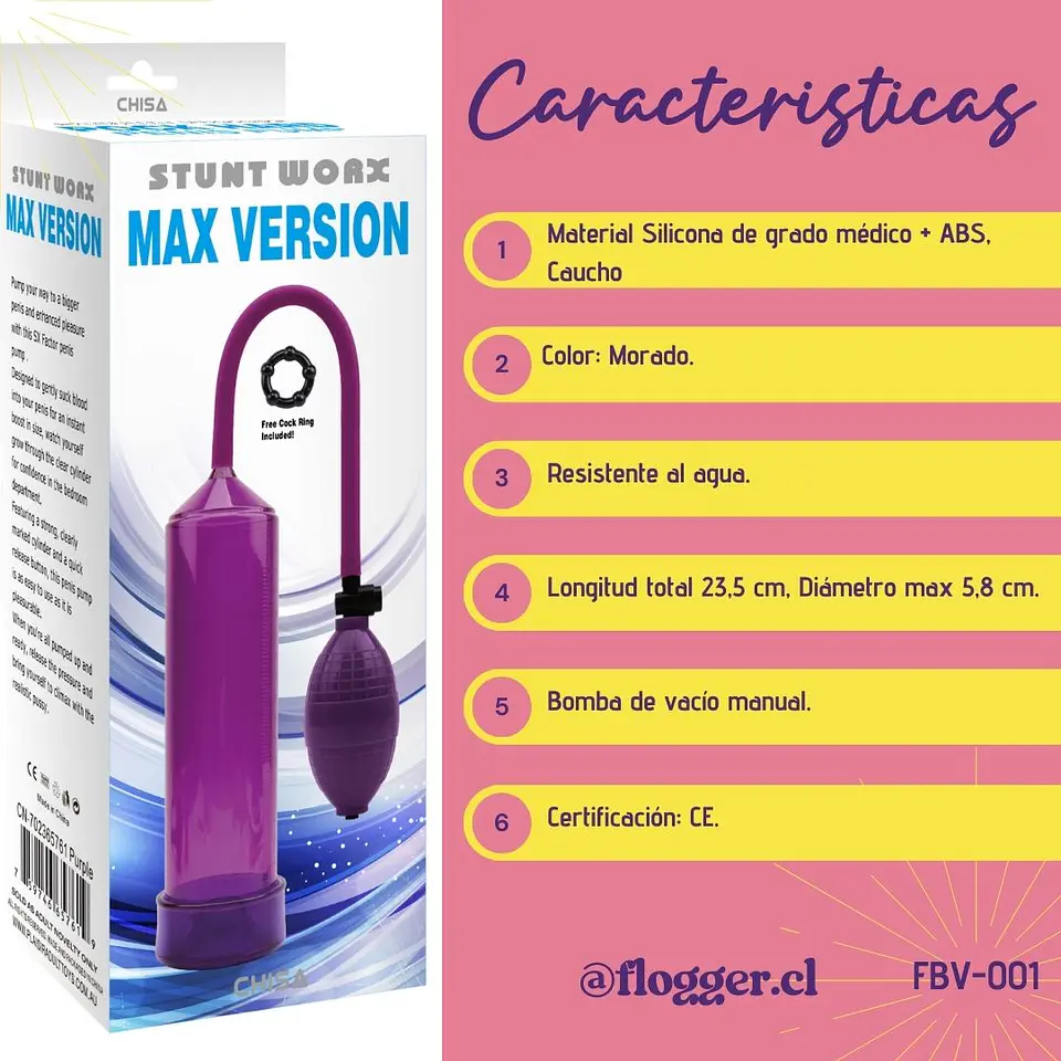 Bomba de vacío Max Version CHISA 2