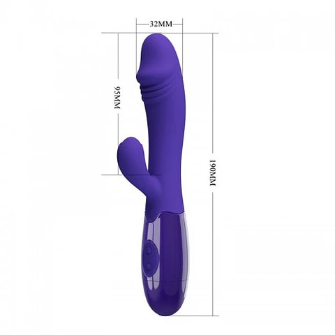 Vibrador Snappy Dual Recargable - Morado