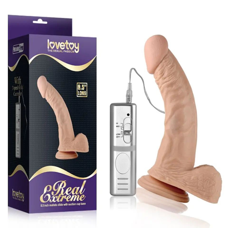 Dildo Vibrador control 21cm LOVETOY  1
