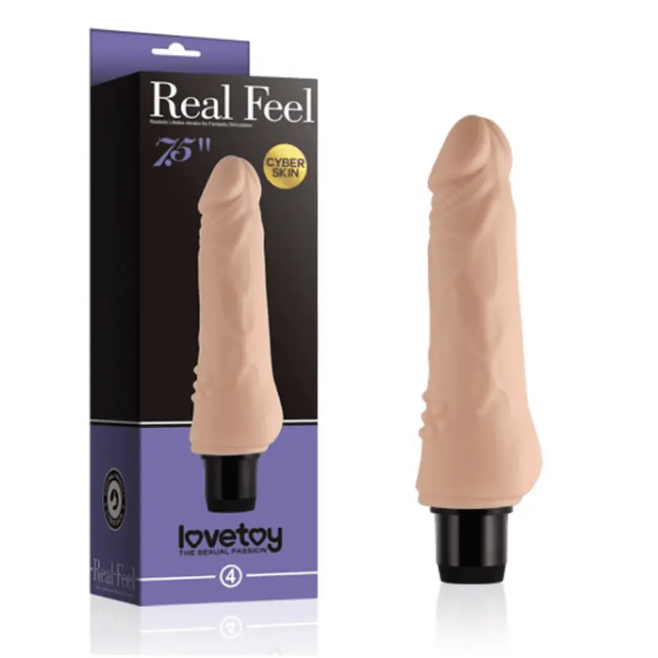 Dildo vibrador RealFeel 18cm 1