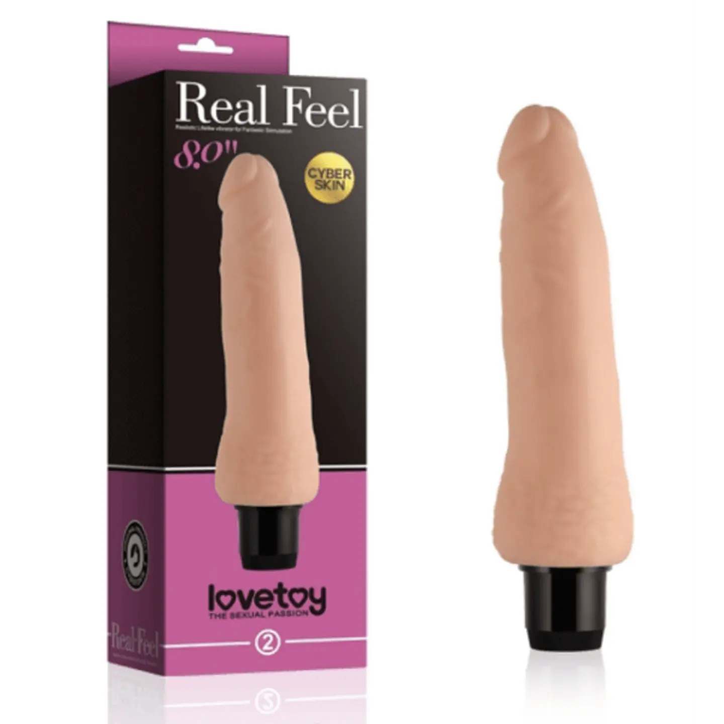 Dildo vibrador RealFeel 20cm 1