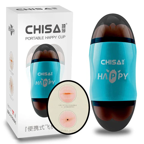 Masturbador masculino HappyCup BLUE MX CHISA