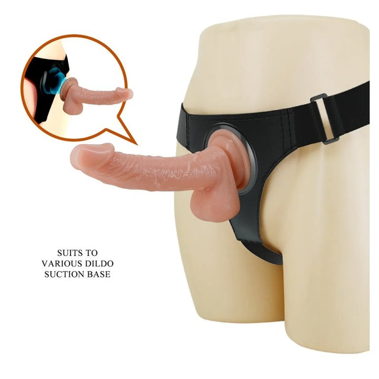 Arnés sexual Ultra con dildo 19 CM  2