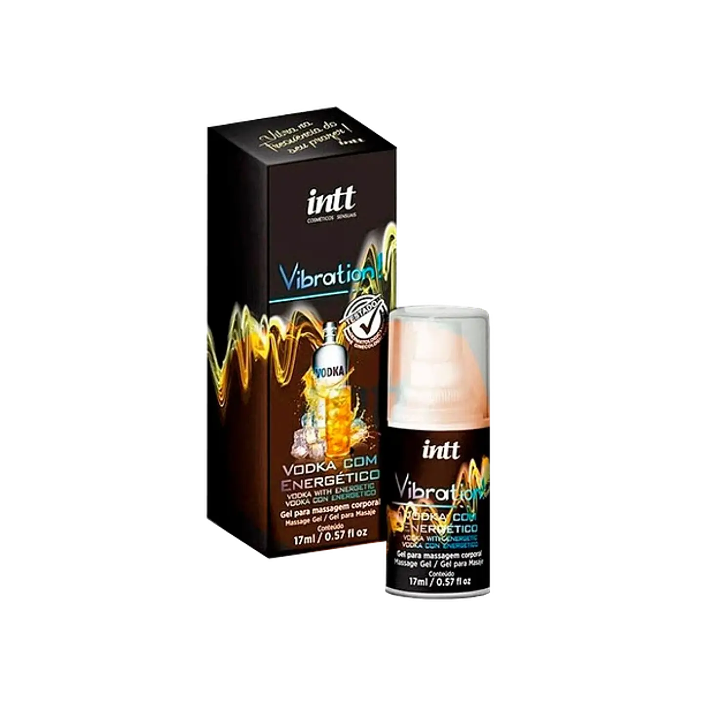Gel Excitante Intt Vibration Vodka & Energética 17ml - Vibración Líquida 1