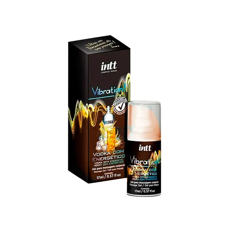 Gel Excitante Intt Vibration Vodka & Energética 17ml - Vibración Líquida 1