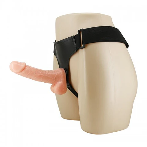 Arnés con dildo 18.5 cm