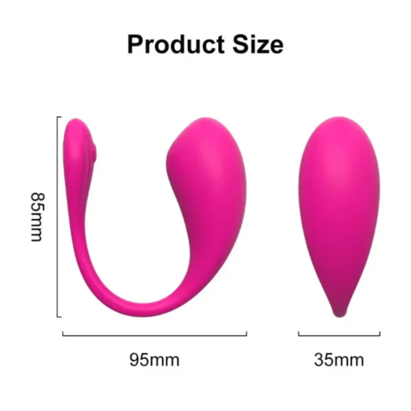 Vibrador Smart Ball Jump con App - Control a Larga Distancia y Bluetooth 5