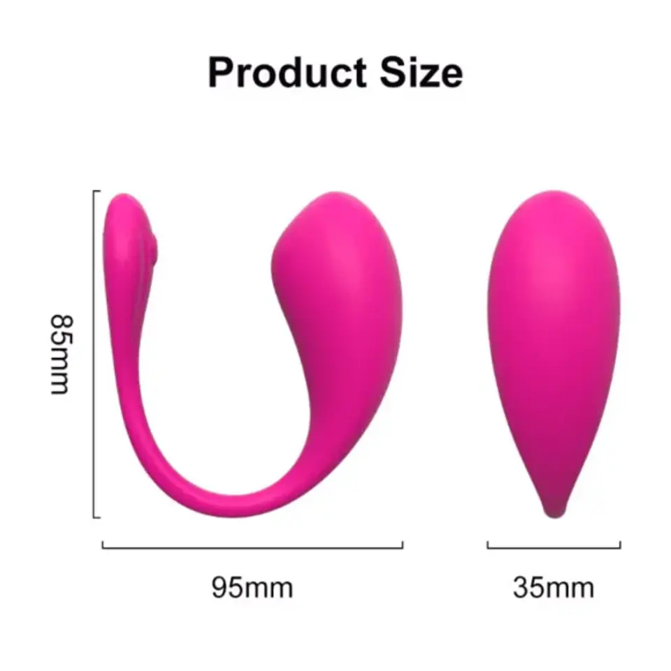 Vibrador Smart Ball Jump con App - Control a Larga Distancia y Bluetooth 5