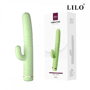 Vibrador Percutor EroCactus LILO - Movimiento Real, Calor y Doble Estimulación