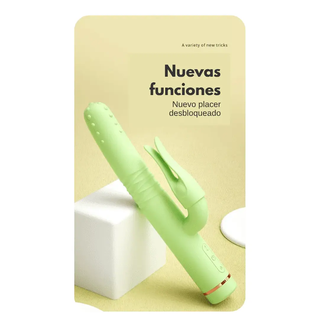 Vibrador Percutor EroCactus LILO - Movimiento Real, Calor y Doble Estimulación 3