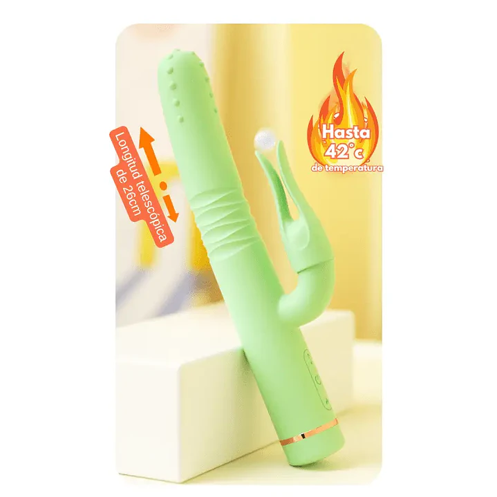 Vibrador Percutor EroCactus LILO - Movimiento Real, Calor y Doble Estimulación 4
