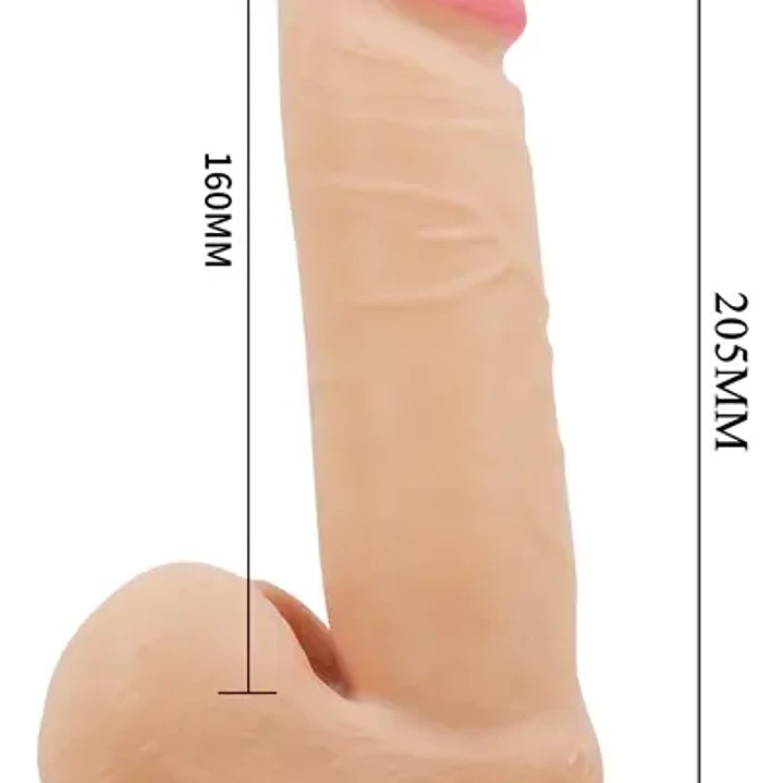 Dildo Realista Pretty Love Creel - Piel Deslizable de 20.5 cm con Ventosa 2