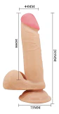 Dildo Realista Pretty Love Creel - Piel Deslizable de 20.5 cm con Ventosa - Miniatura 2