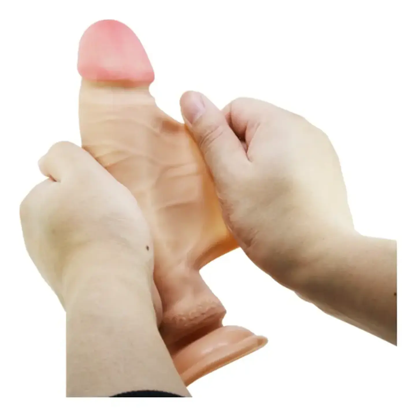 Dildo Realista Pretty Love Creel - Piel Deslizable de 20.5 cm con Ventosa 3