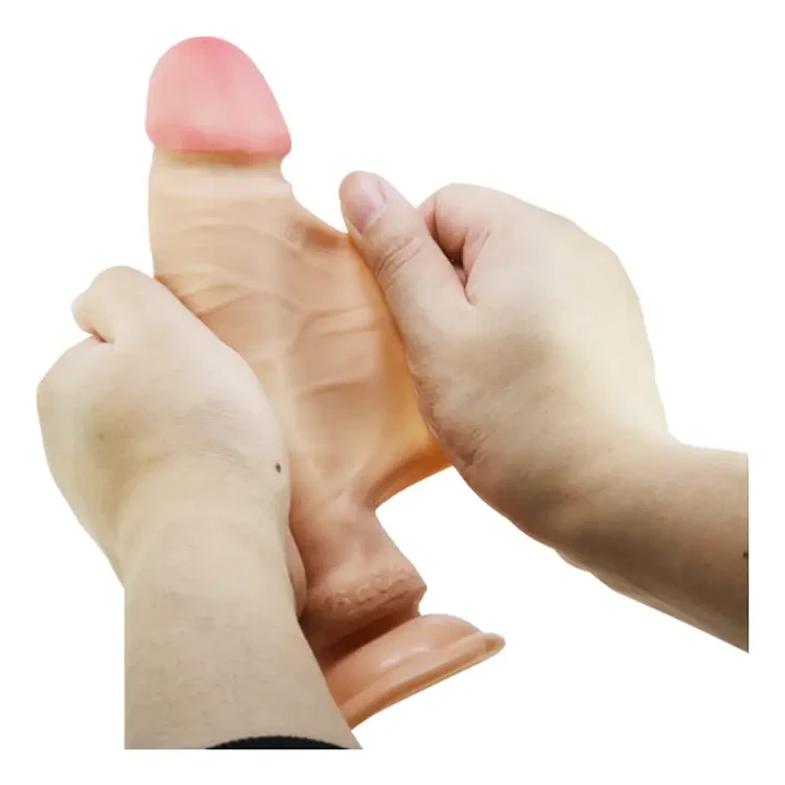 Dildo Realista Pretty Love Creel - Piel Deslizable de 20.5 cm con Ventosa 3