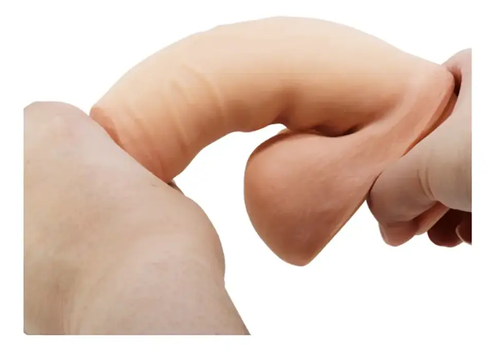 Dildo Realista Pretty Love Creel - Piel Deslizable de 20.5 cm con Ventosa 4