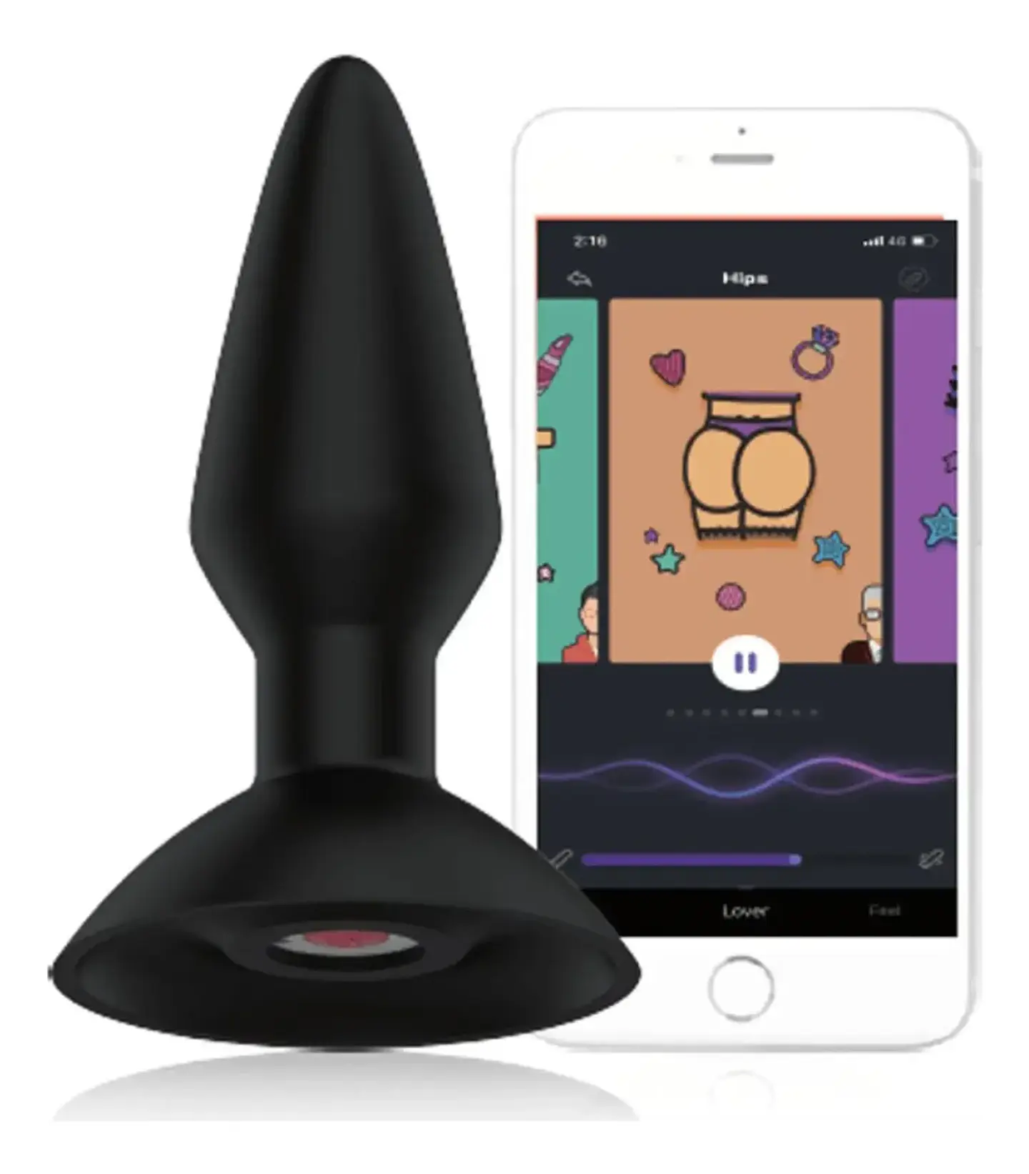 Plug Anal Smart Equinox Magic Motion - Control por App y 7 Modos de Vibración 4