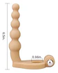 Anillo Vibrador con Dildo Double UltraSoft 16cm - Doble Penetración y 10 Modos - Miniatura 2