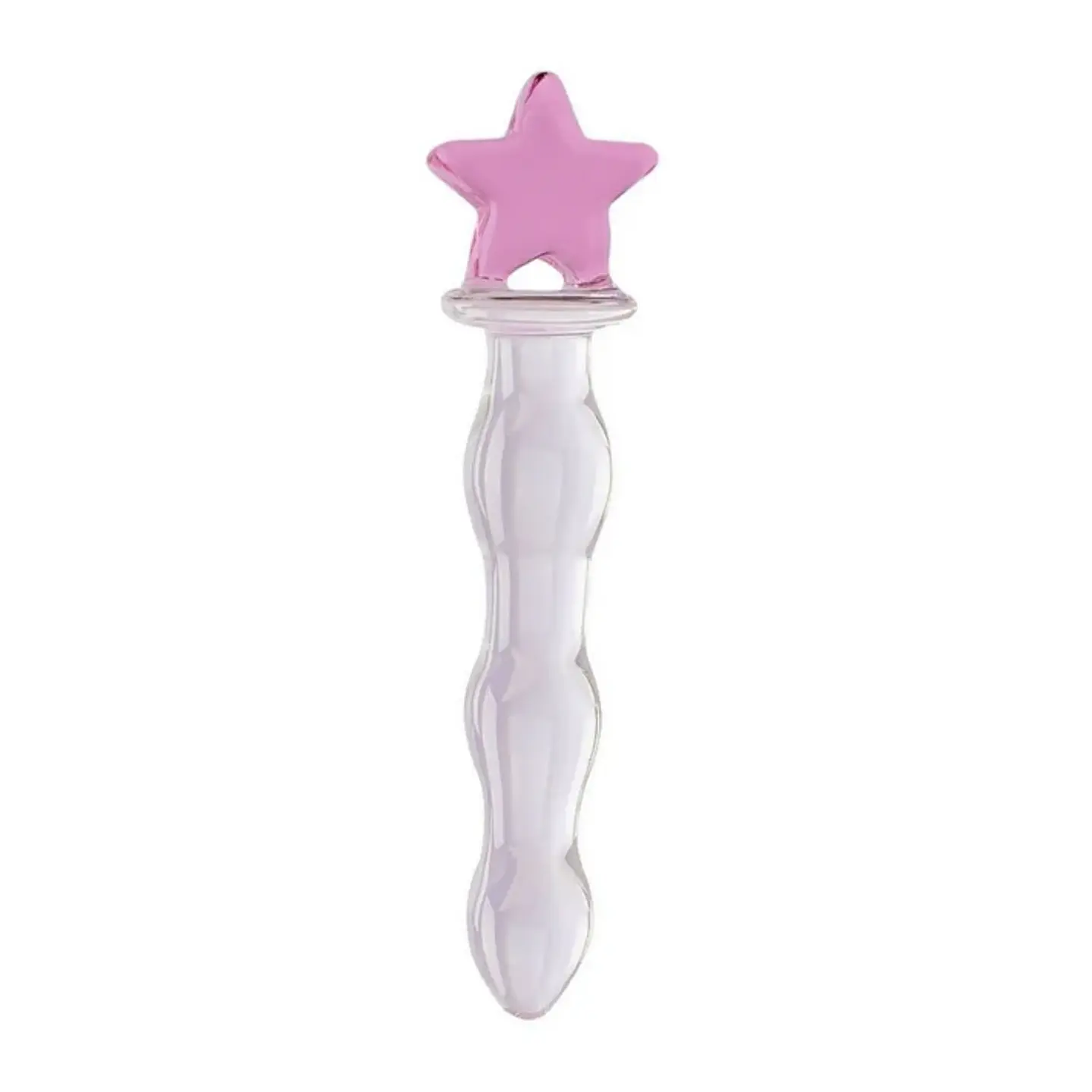 Dildo de Vidrio Borosilicato Sailor Moon - 19 cm con Relieves de Sensación 2