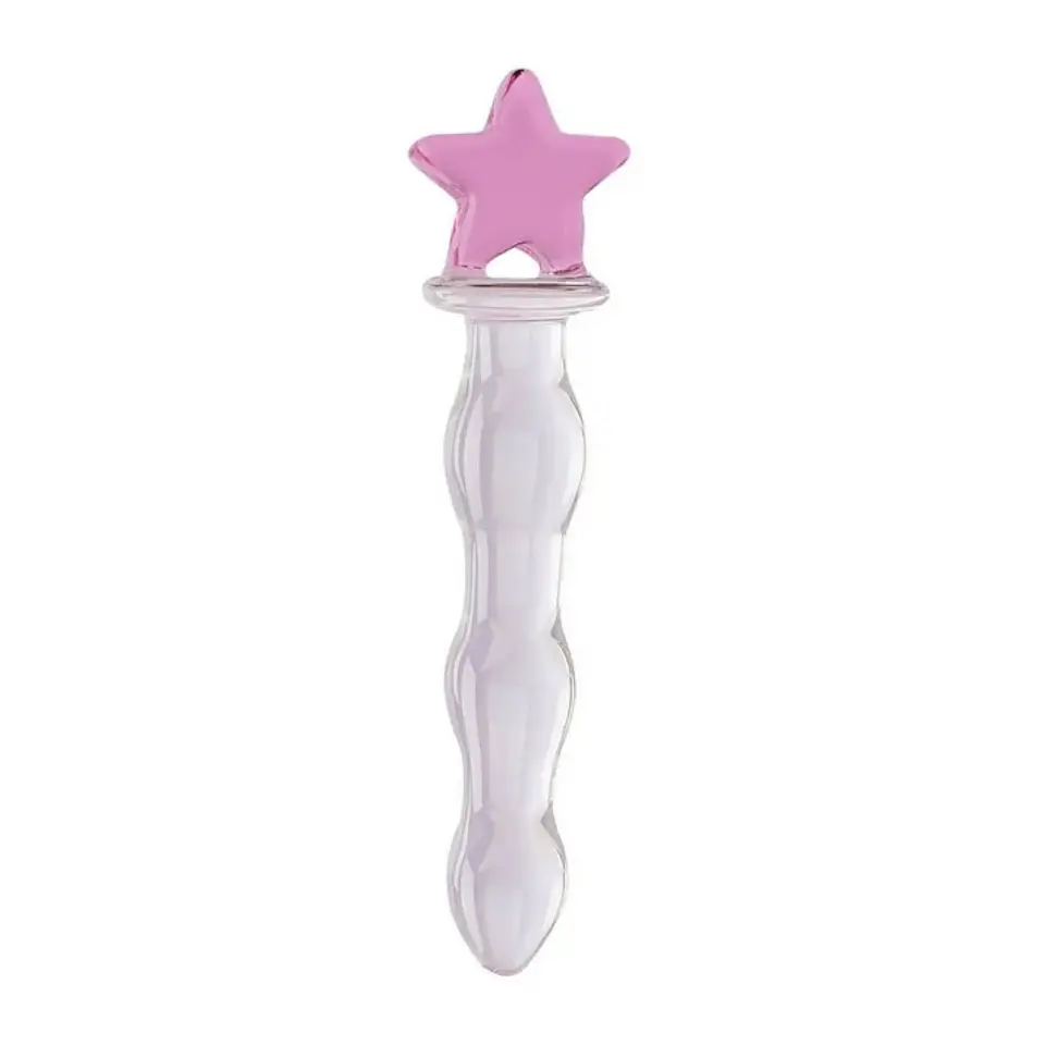 Dildo de Vidrio Borosilicato Sailor Moon - 19 cm con Relieves de Sensación 2