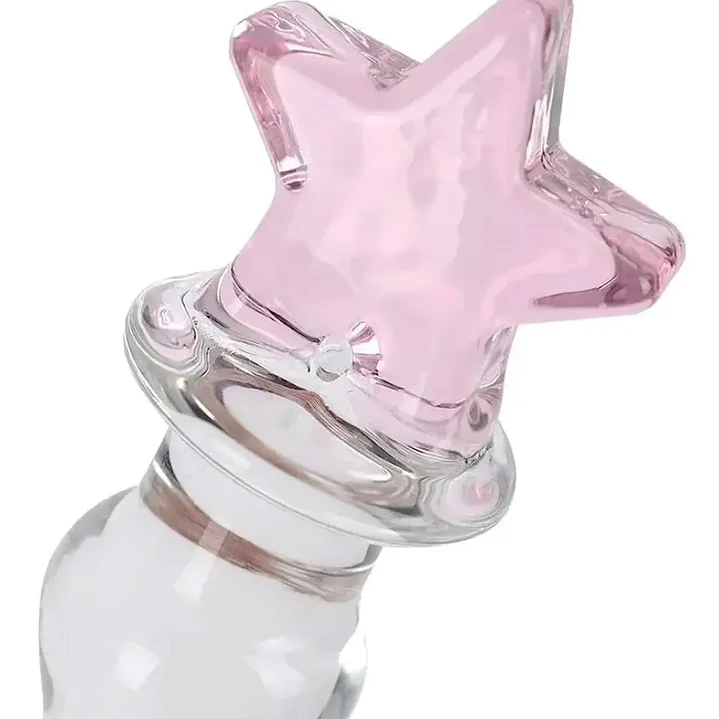 Dildo de Vidrio Borosilicato Sailor Moon - 19 cm con Relieves de Sensación 3