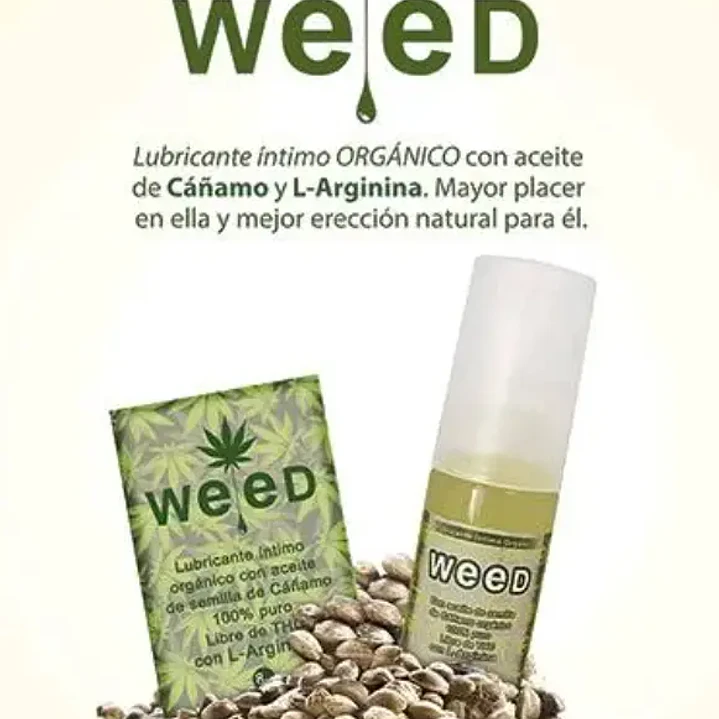Lubricante Estimulante WEED 50ml - Con Aceite de Cáñamo y L-Arginina 2