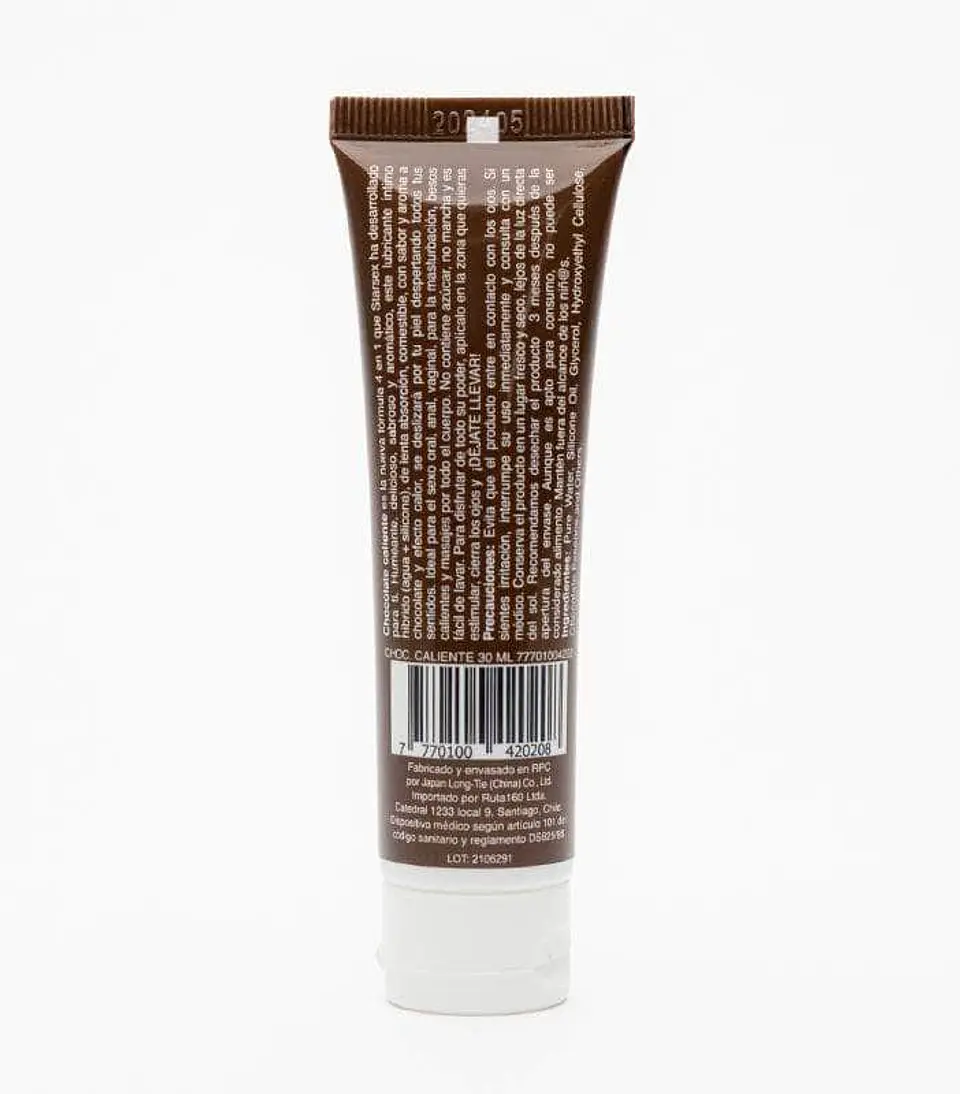 Lubricante 4 en 1 Chocolate Caliente Starsex 30ml - Saborizado y Térmico 2