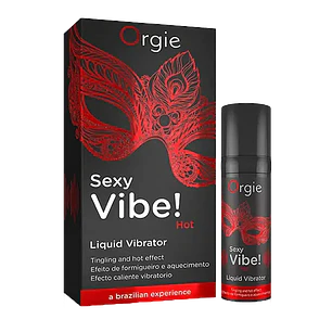 Estimulante Unisex Sexy Vibe Hot 15ml - Efecto Calor, Vibración y Frutilla