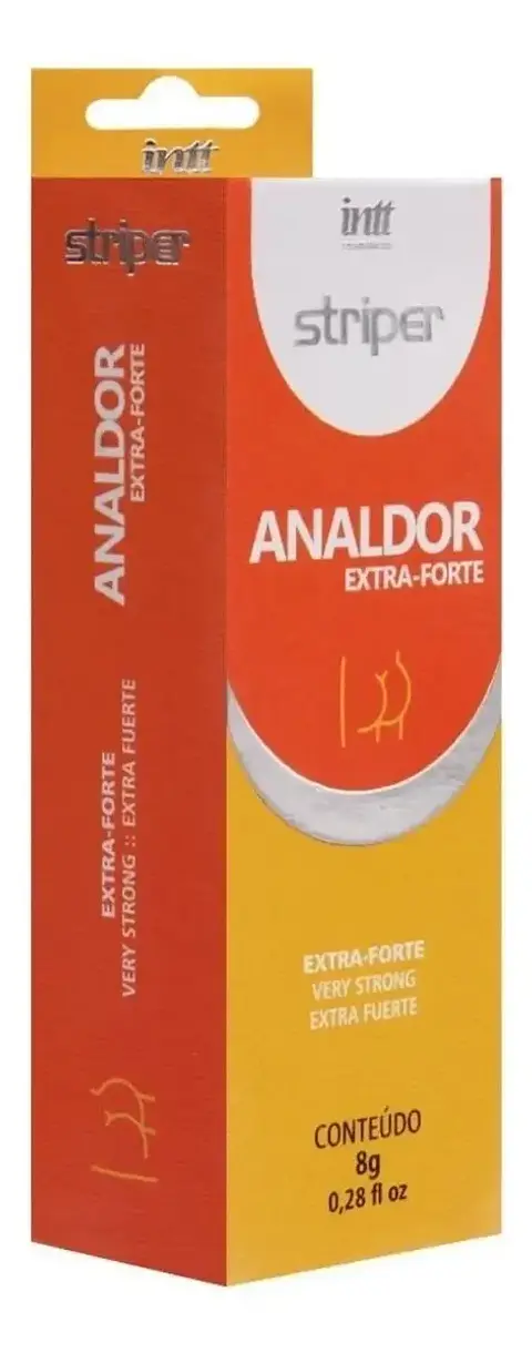Gel Anal Desensibilizante Striper Analdor 8g - Efecto Adormecedor Suave