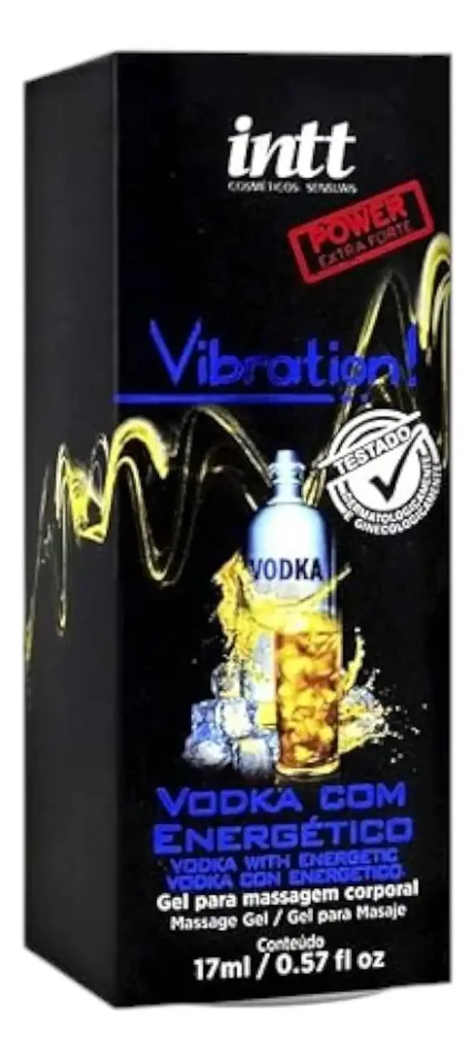 Gel Excitante Intt Vibration Vodka & Energética 17ml - Vibración Líquida 3