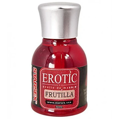 Aceite de Masaje Erotic frutilla 30 ml.