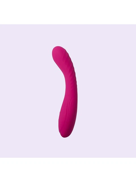 Vibrador Punto G Large Basic Luv Fucsia - Silicona Médica y 10 Modos