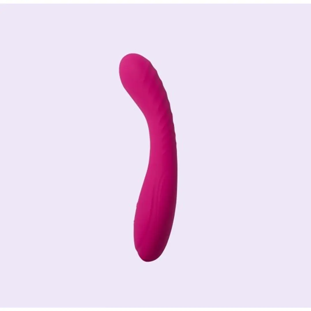 Vibrador Punto G Large Basic Luv Fucsia - Silicona Médica y 10 Modos 2