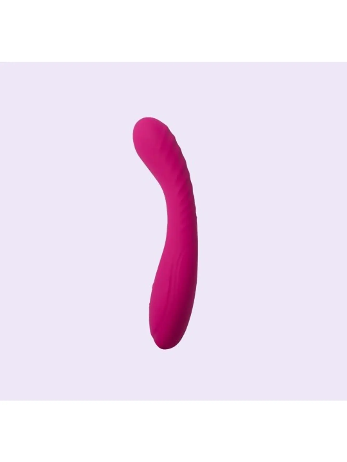 Vibrador Punto G Large Basic Luv Fucsia - Silicona Médica y 10 Modos 2