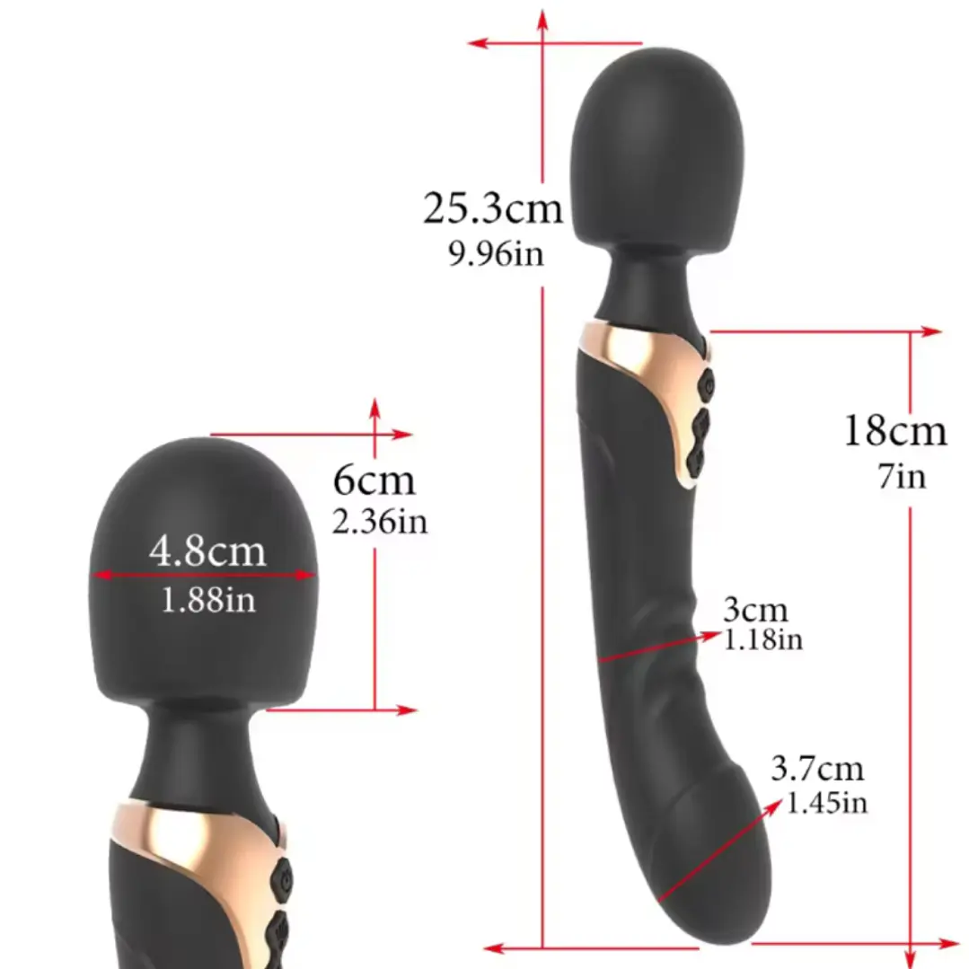 Vibrador Masajeador Emily Doble Motor - Punto G, Cabezal Tipo Micrófono 5