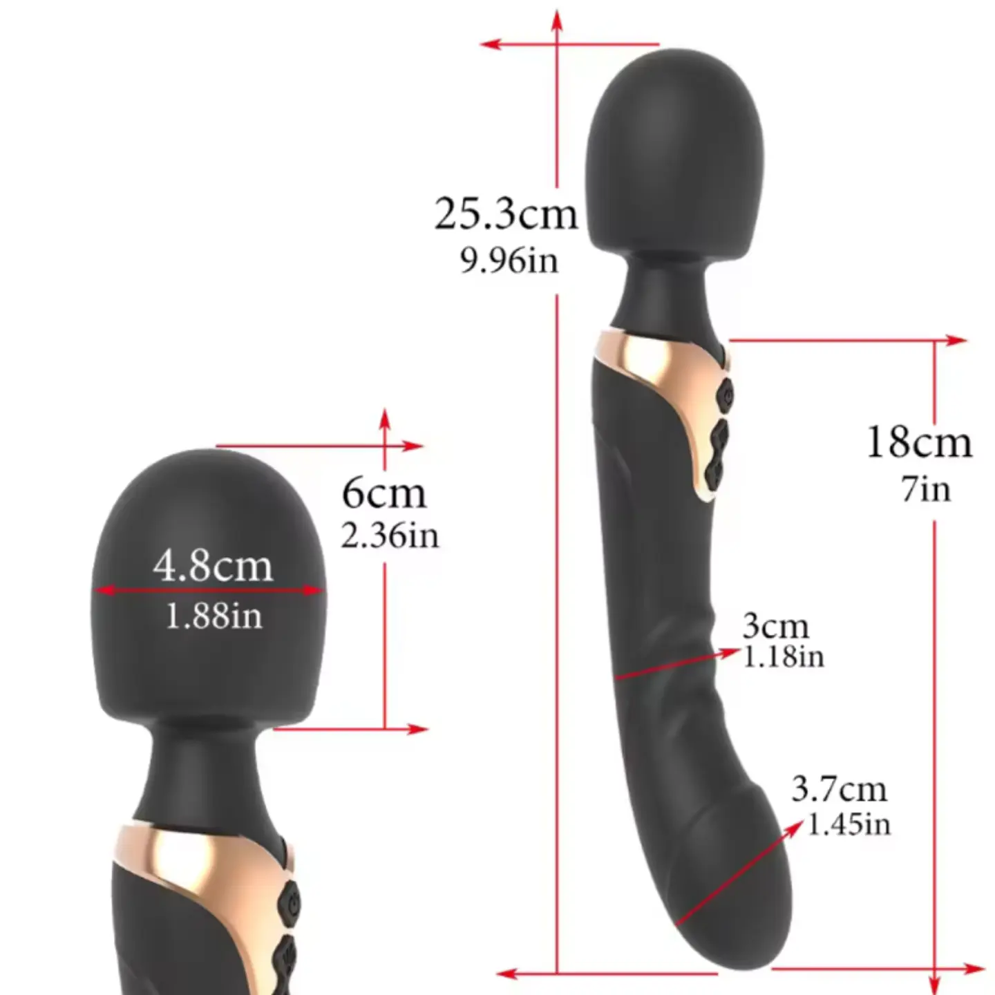 Vibrador Masajeador Emily Doble Motor - Punto G, Cabezal Tipo Micrófono 5