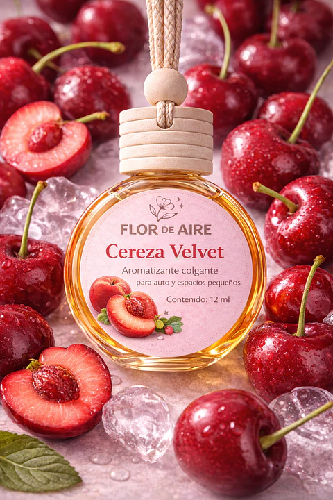 Aromatizante para auto Cereza Velvet 12 ml