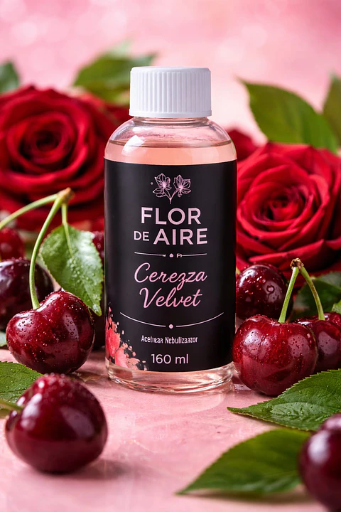 Aceite Aromático para Nebulizadores Cereza Velvet 160 ml