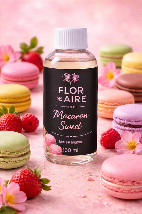 Aceite Aromático para Nebulizadores Macaron Sweet 160 ml